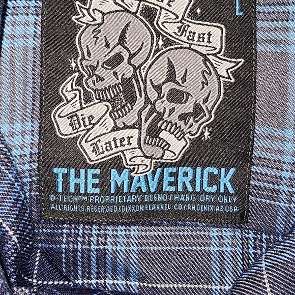 Rare The Maverick Dixxon Flannel - Picture 2 of 4